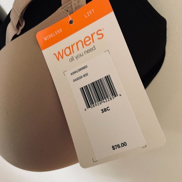 WARNERS Women's 2-Pack Wire-Free Bras NWT Size 38C - Picture 6 of 8